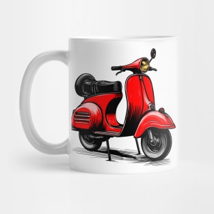 Scooter (red) Mug